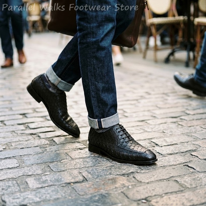 Zapatos Oxford de hombre con d - Oxford Shoes Brogue reseña y precio